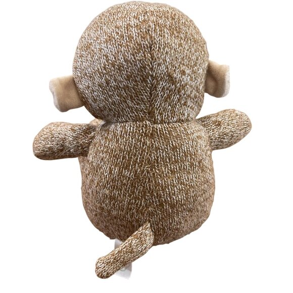 Spar Create Imagine Walmarts Brown Cream Plush Monkey Stuffed Soft Knit Materia - Picture 2 of 4
